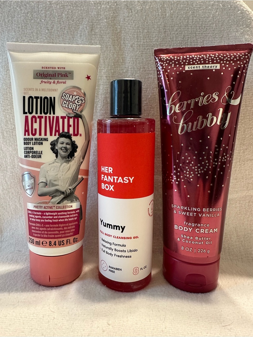 Body Cream and Body Gel Bundle